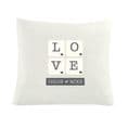 Personalised LOVE Tiles Cushion Cover